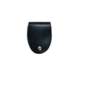 BELGIUM BLACK LEATHER 2-PKT HAND CUFF POUCH