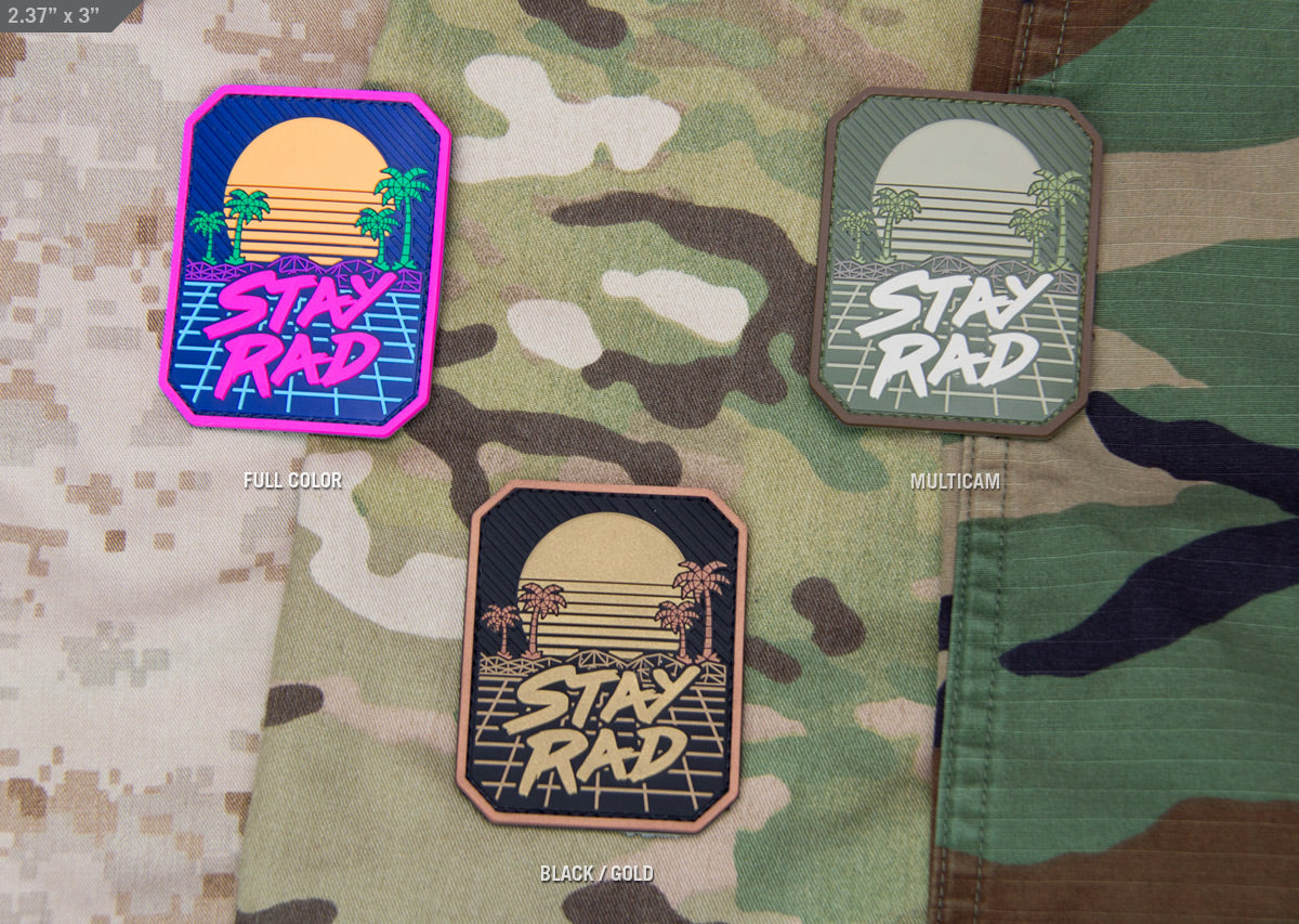 STAY RAD PVC MORALE PATCH – Armed Forces Supply