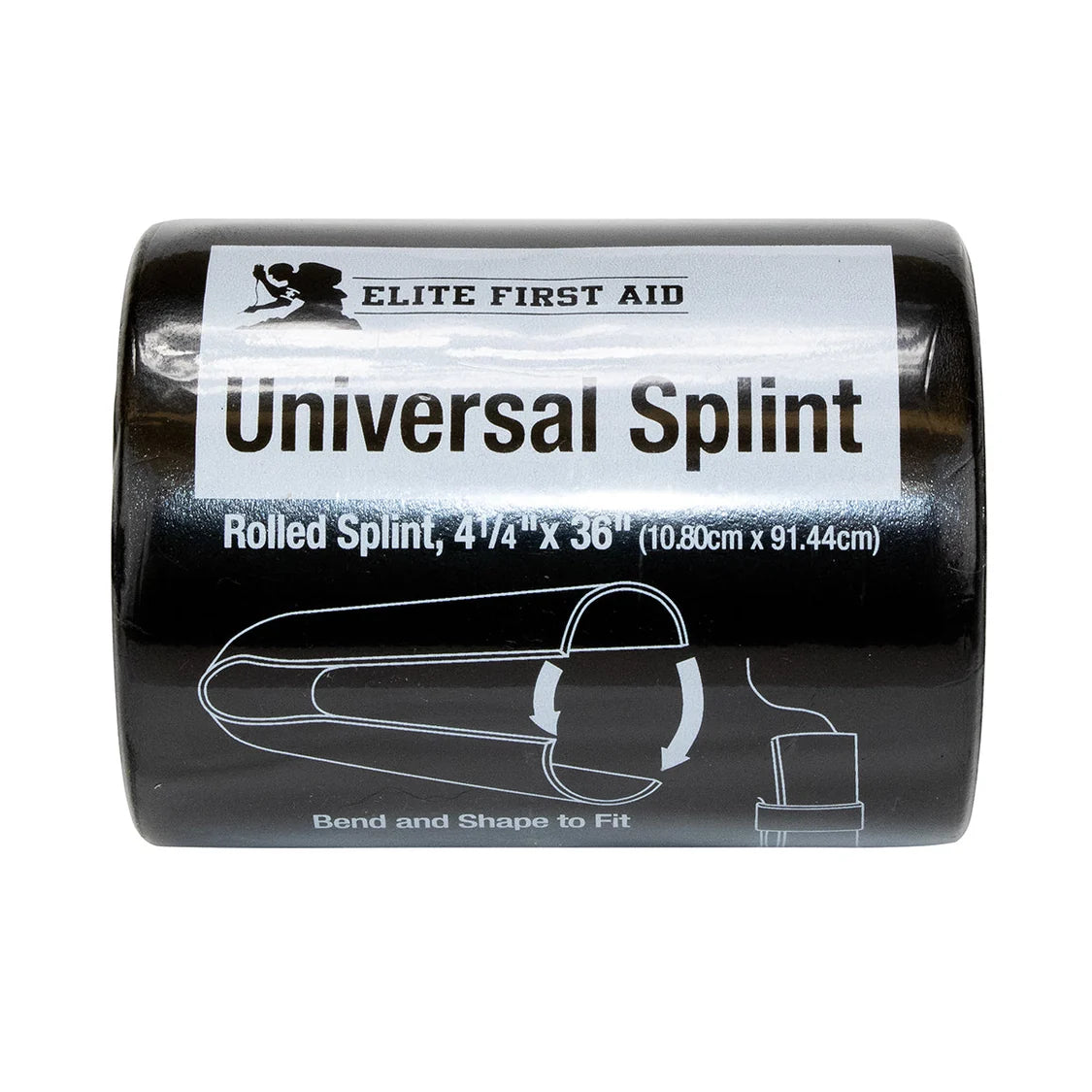 Universal Splint Black 4"x36