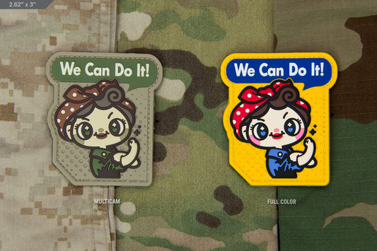 WE CAN DO IT! CUTE PVC MORALE PATCH