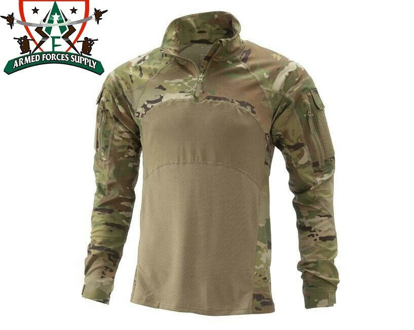 ARMY OCP UNIFORM 1/4 ZIPPER COMBAT SHIRT