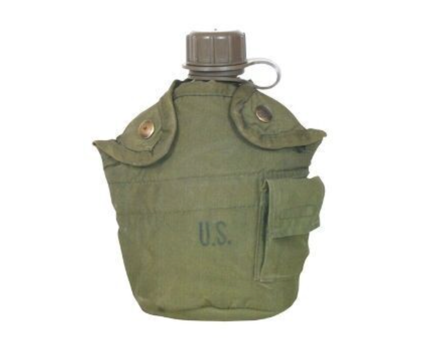 USGI MILITARY 1QT NYLON WATER CANTEEN COVER OD GREEN