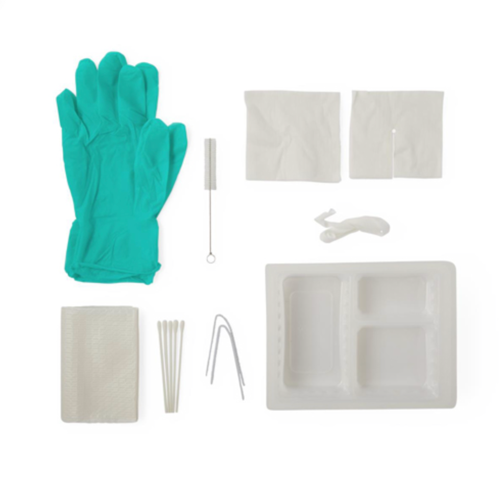 Medical Medline Tracheotomy Clean and Care Tray Kit DYND40582