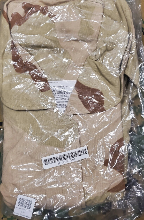 KEVLAR FLAK JACKET DCU VEST COVER