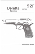 Beretta 92F Taurus, Pistol 9mm (white)