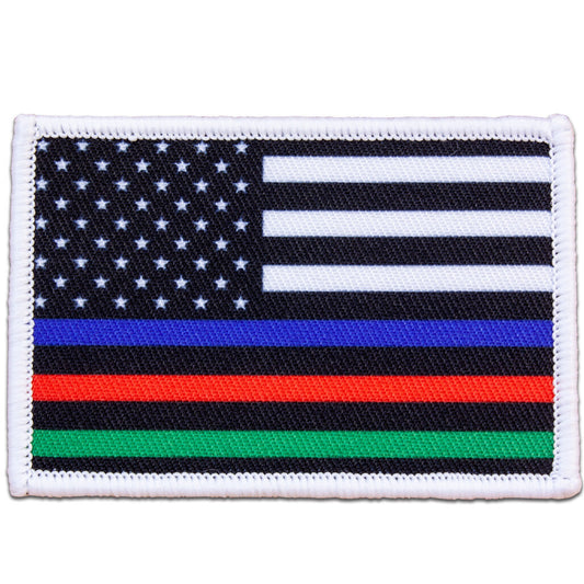 "POLICE, FIRE, MILITARY" MORALE PATCH