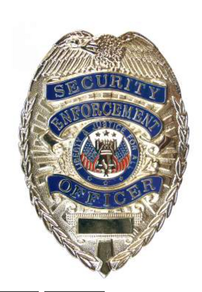 Deluxe Security Enforcement Officer Badge