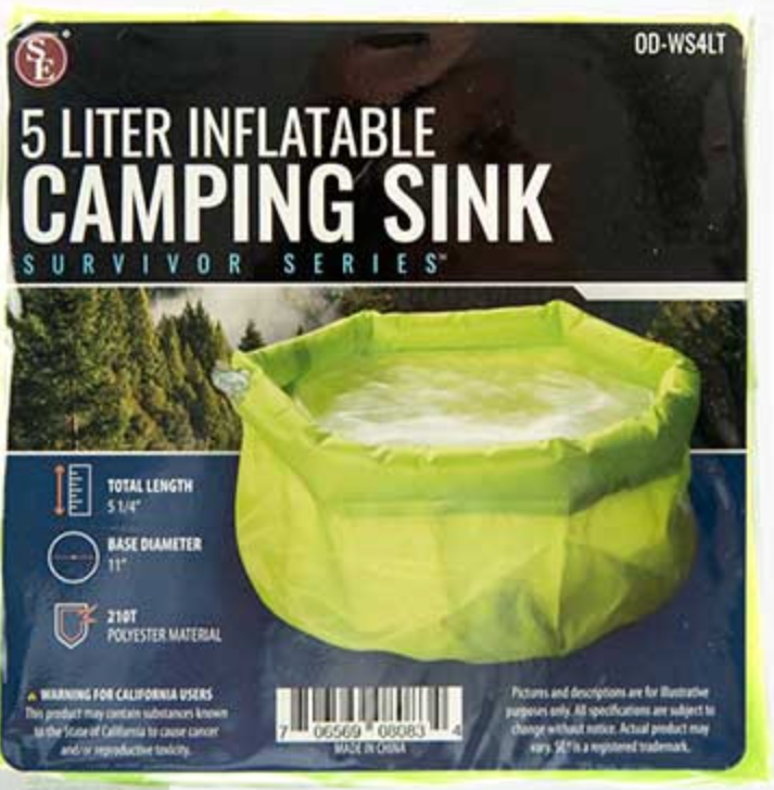 Inflatable Camping Sink