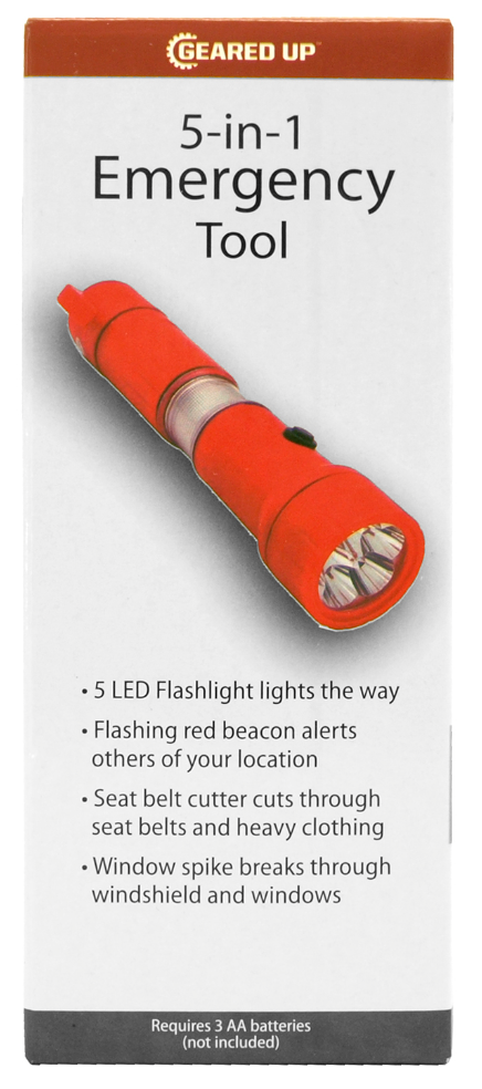 5-IN-1 EMERGENCY TOOL FLASHLIGHT