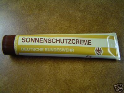 German Military Sunscreen "Sonnenschutzcreme"