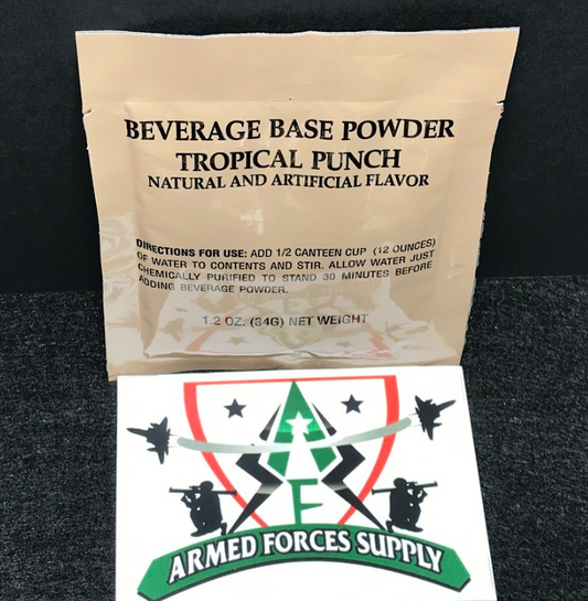 MILITARY MRE TROPICAL PUNCH DRINK MIX BEVERAGE POWDER