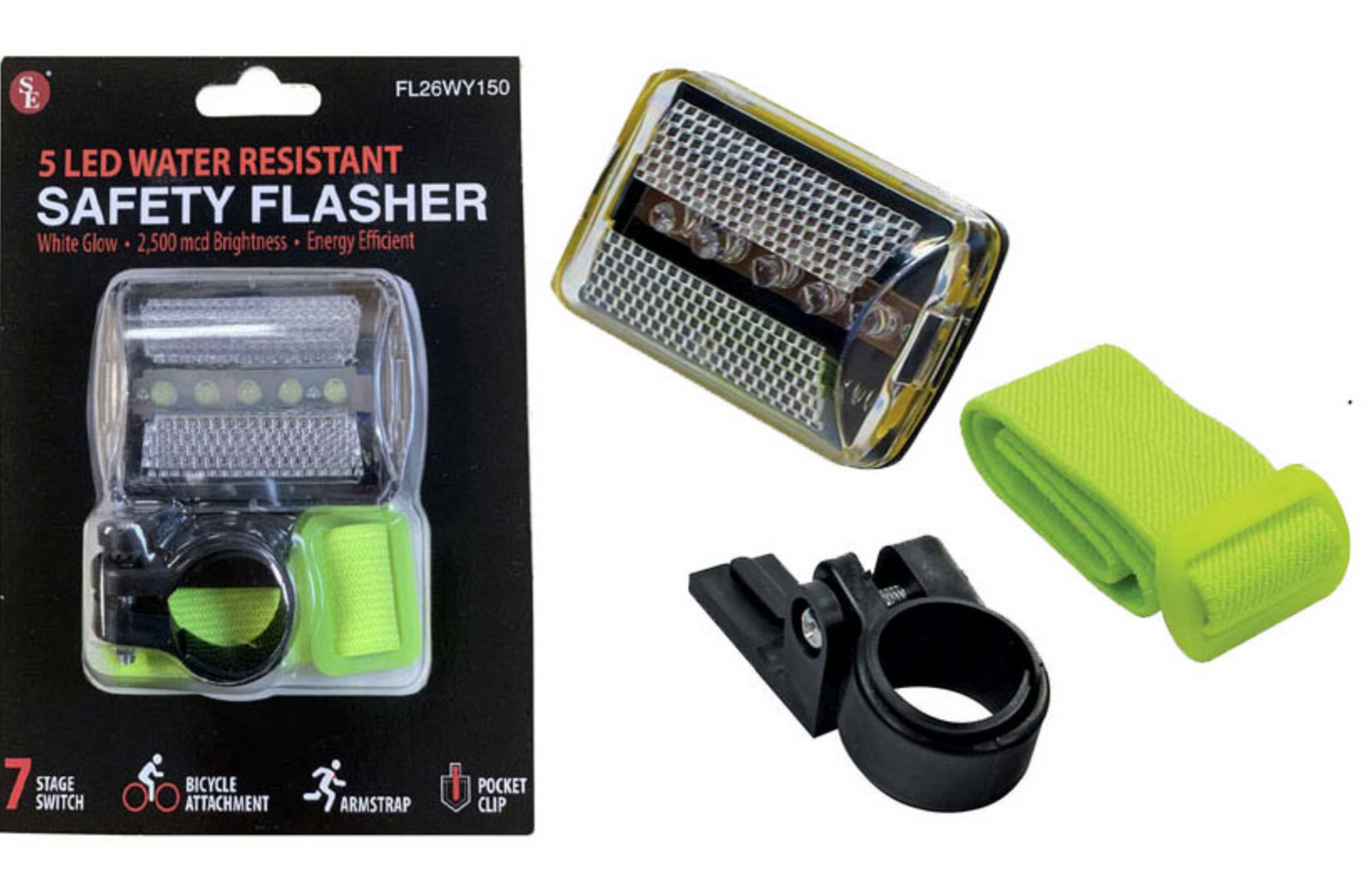 5 LED WATER RESISTANT SAFETY FLASHER