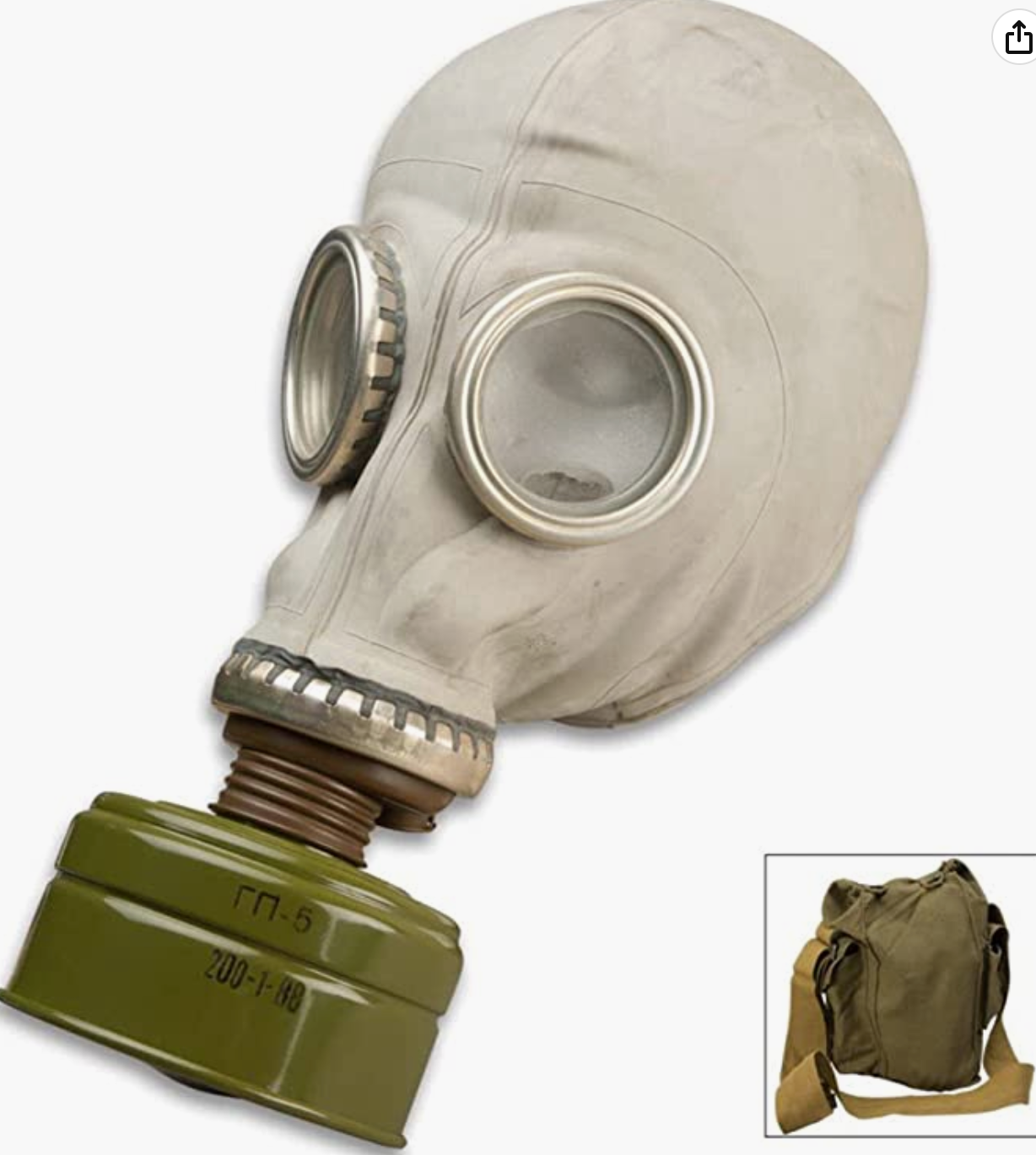 ADULT RUSSIAN GP5 GAS MASK