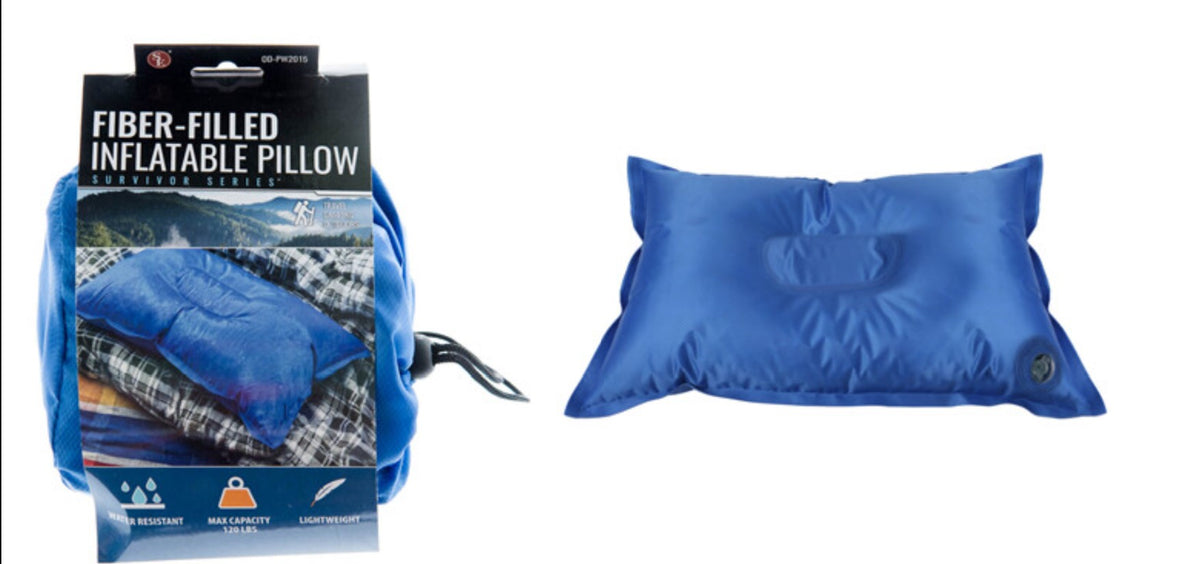 Backpake Deflatable INFLATABLE BACKPACKER PILLOW – Armed Forces Supply