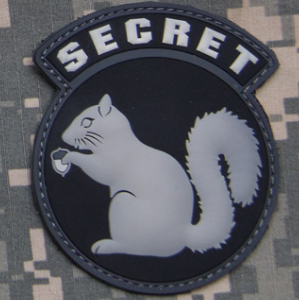 SECERT SQUIRREL PVC MORALE PATCH