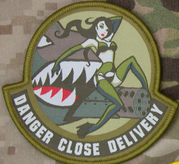 DANGER CLOSE PINUP GIRL MORALE PATCH