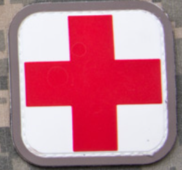 MEDIC SQUARE 2inch PVC PATCH