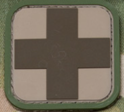 MEDIC SQUARE 2inch PVC PATCH