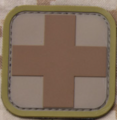 MEDIC SQUARE 2inch PVC PATCH