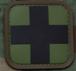 MEDIC SQUARE 2inch PVC PATCH