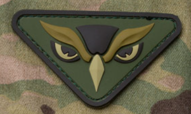 OWL HEAD PVC MORALE PATCH