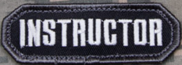 INSTRUCTOR MORALE PATCH