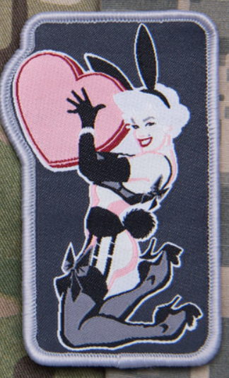 LOVE BUNNY PINUP MORALE PATCH