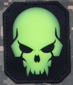 PIRATESKULL LARGE PVC MORALE PATCH