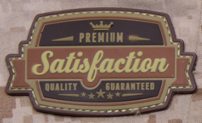 SATISFACTION PVC MORALE PATCH