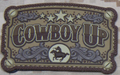 COWBOY UP PVC MORALE PATCH