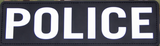 POLICE 10X3 PVC ID PATCH