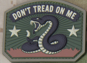 DONT TREAD ON ME PVC MORALE PATCH