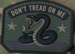 DONT TREAD ON ME PVC MORALE PATCH