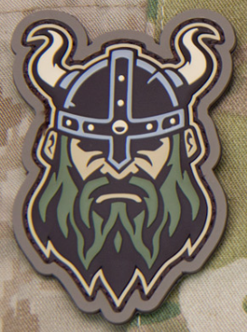 VIKING HEAD PVC MORALE PATCH