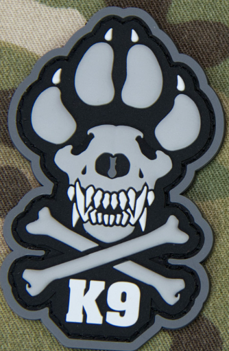 K9 3IN PVC MORALE PATCH
