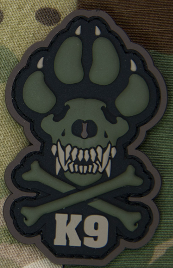 K9 3IN PVC MORALE PATCH