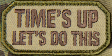TIMES UP MORALE PATCH