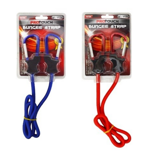 3' BUNGEE CORDS W/CARABINERS