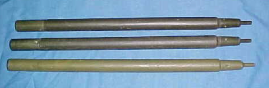MILITARY SET OF 3 SHELTER HALF TENT POLES